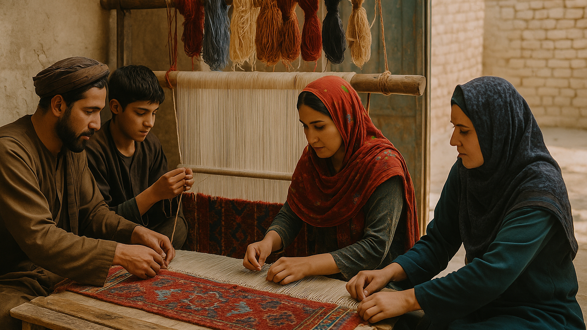 Team Rug Co-Design Workshop, Afghanistan