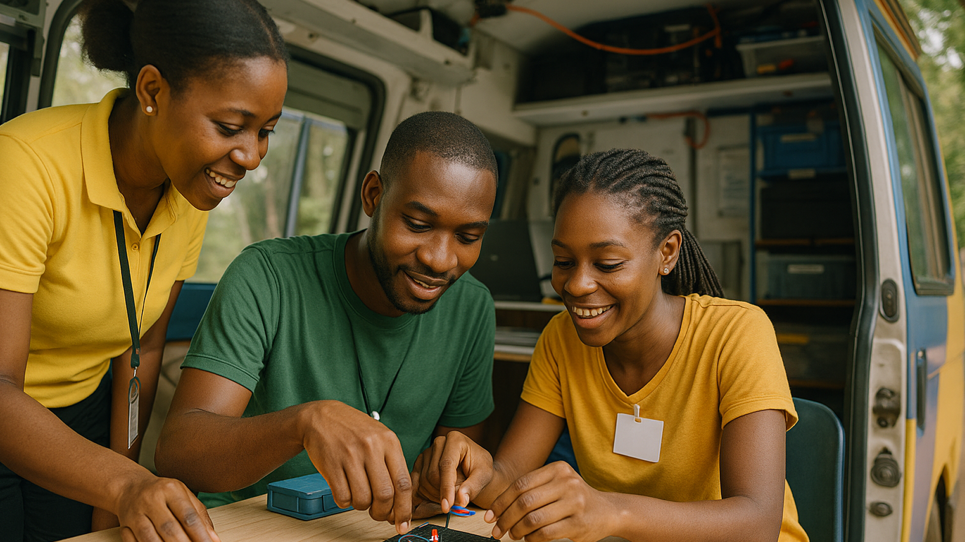 Pop-Up Maker Bus Micro‑Sprint Breaks, Benin