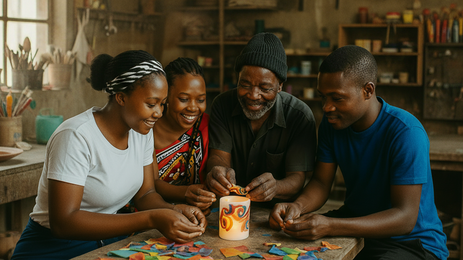 Team Candle Lantern Co‑Creation Workshop, Eswatini