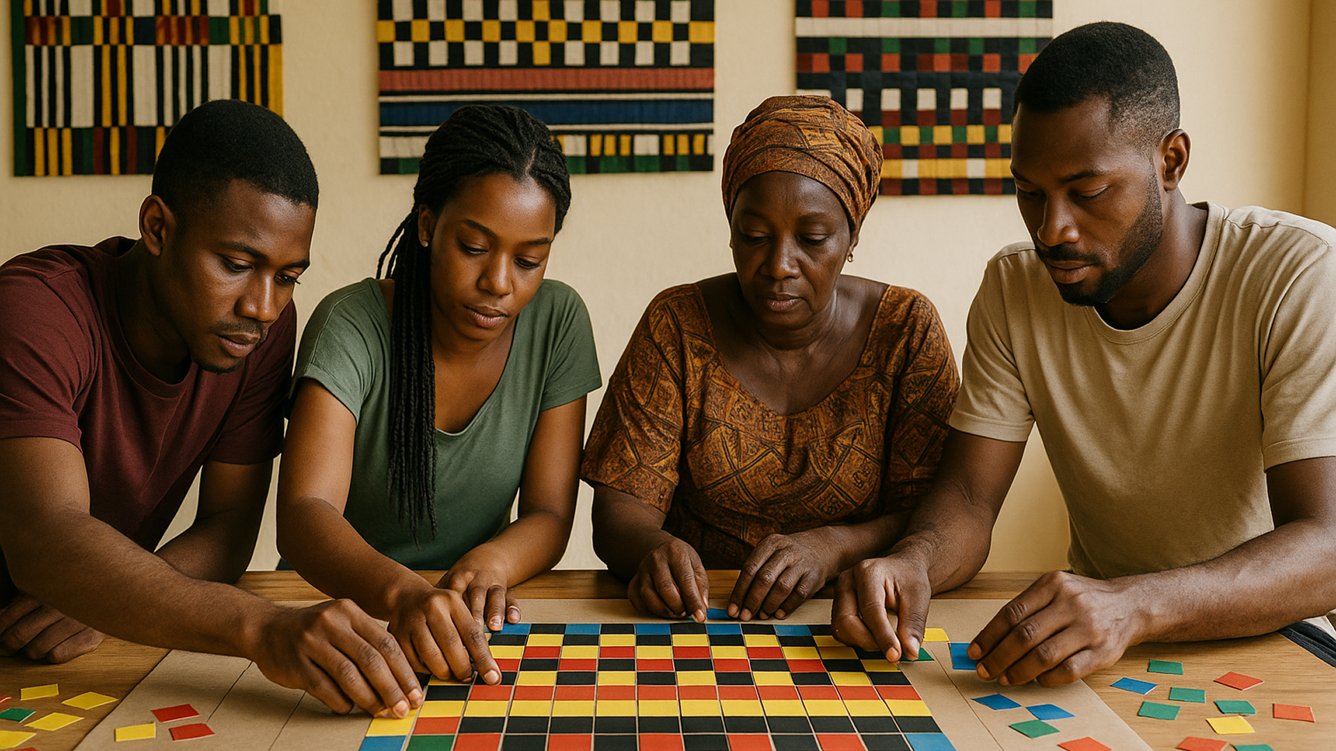 Silent Stripe Mosaic Build for Teams, Guinea-Bissau