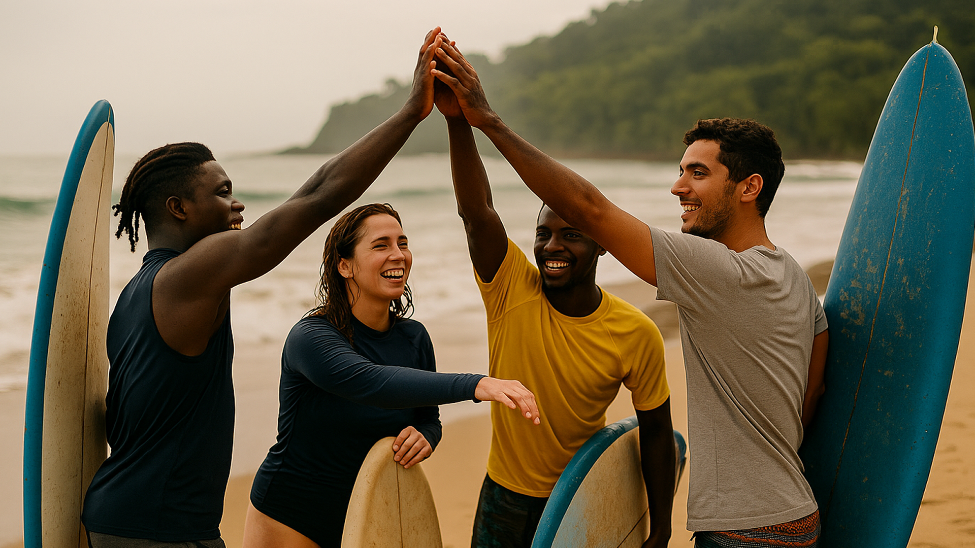 Surf Circle & Buddy Board Session, Liberia