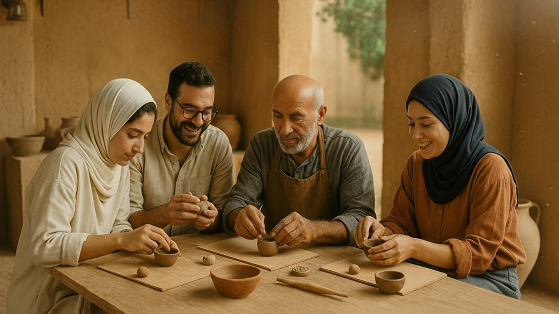 Gharyan Clay Circle—Hands‑On Team Bonding Workshop, Libya