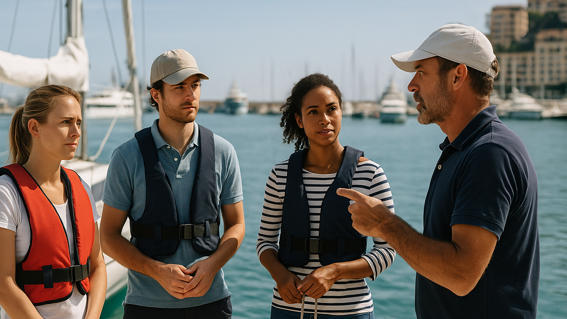 Team Sailing Dock Brief, Role Rotation & Race, Monaco