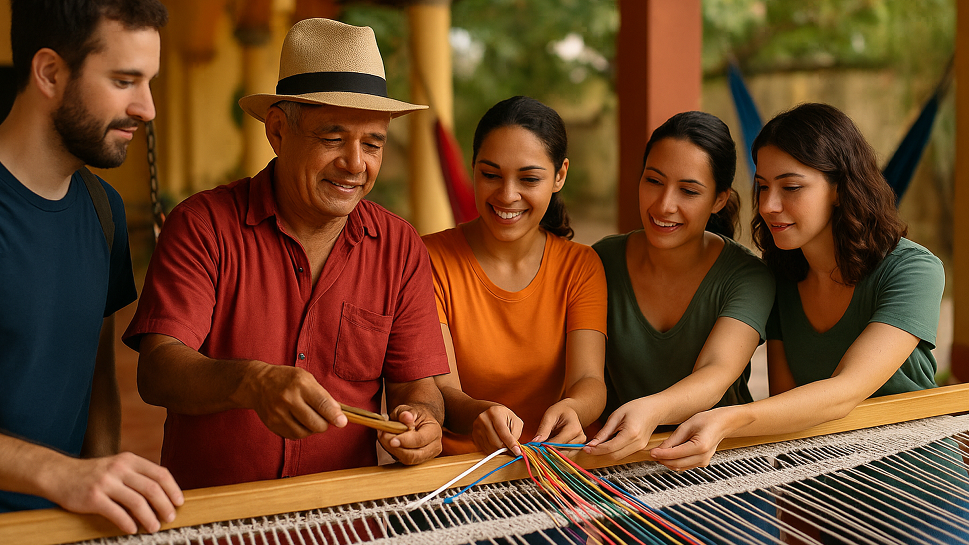 Endless Hammock Team‑Building Co‑Weaving, Nicaragua