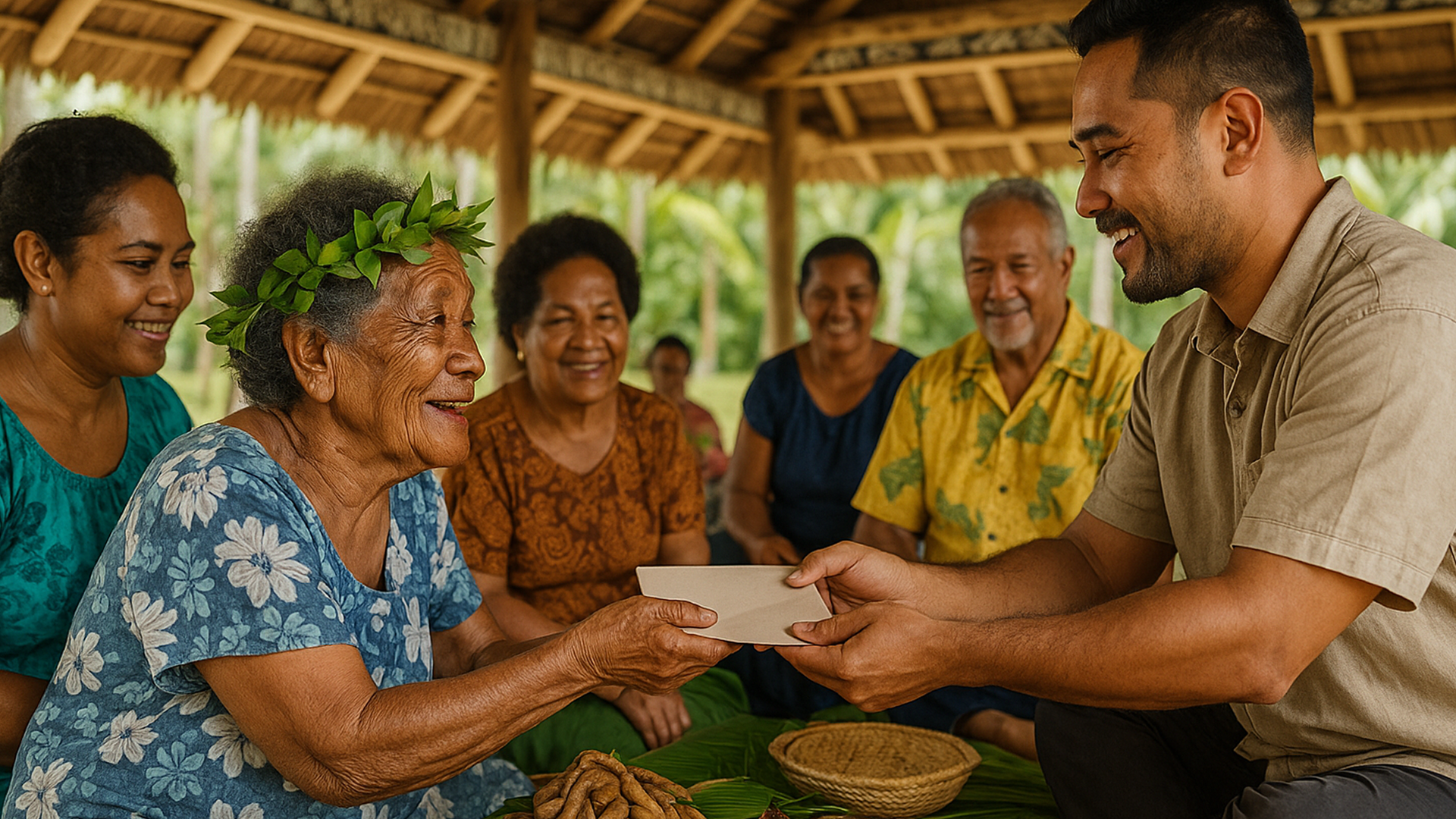 Ocheraol Community House-Raising Feast for Teams, Palau