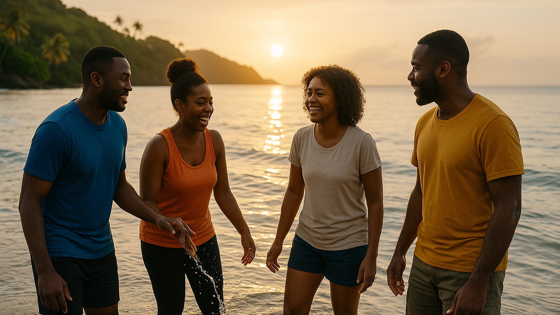 Sunrise Sea Wade for Teams, Saint Vincent and the Grenadines