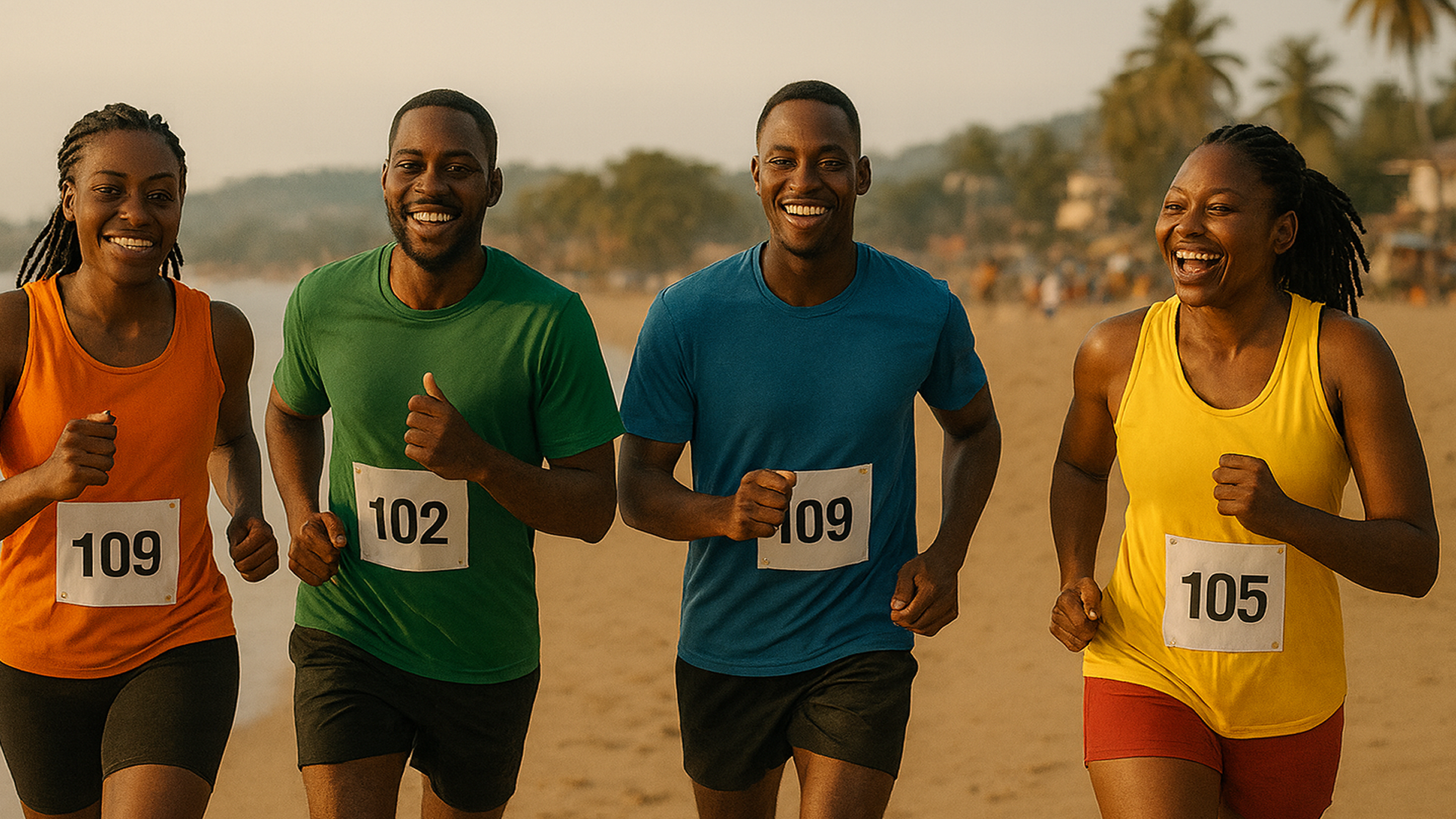 Team Marathon Season Training & Charity Run, Sierra Leone