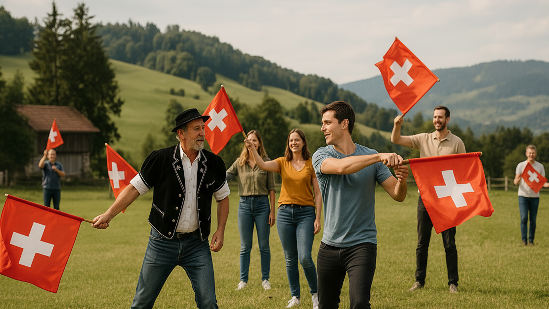 Team Flag-Throwing Workshop & Showcase, Switzerland