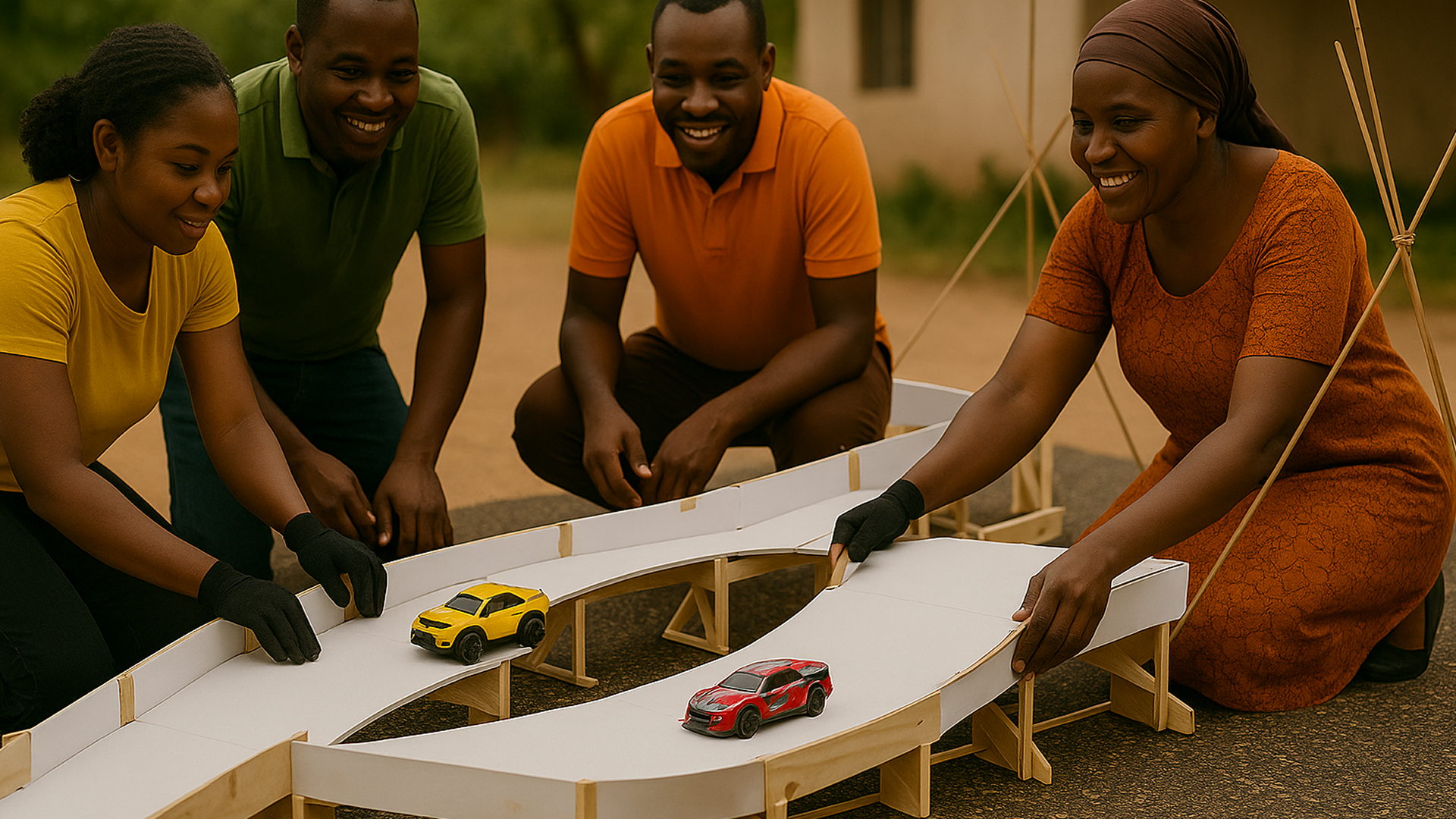 Ujamaa Team Bridge Build & RC Crossing Test, Tanzania